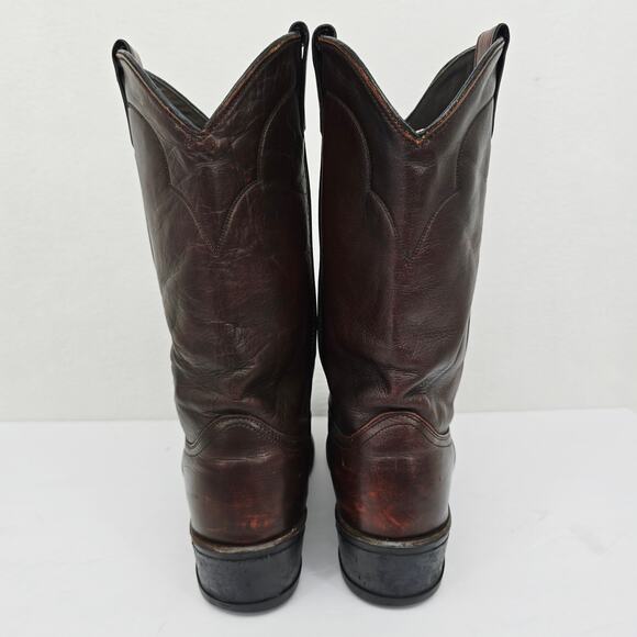 Vintage Men\'s Western Cowboy Boots Brown 10 main image 5